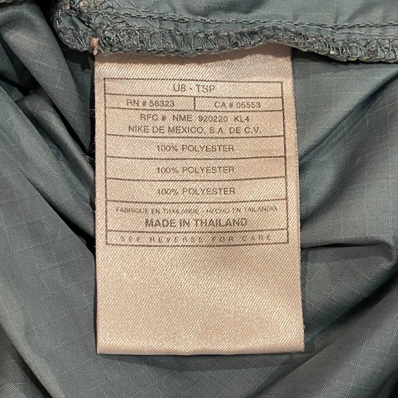 Vintage Nike Coat Jacket Medium 8 10 ACG All Conditions Gear Climafit Blue Black - Picture 7 of 8